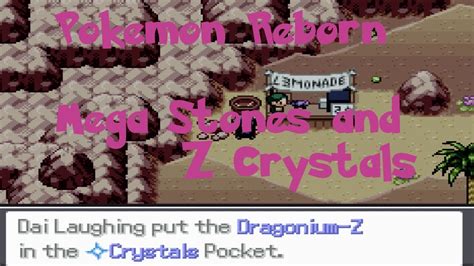 mega stones reborn|pokemon reborn all mega stones.